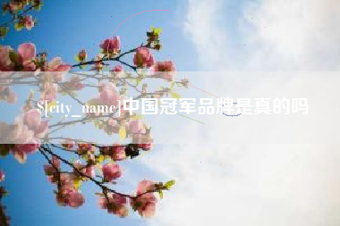 仙桃中国冠军品牌是真的吗