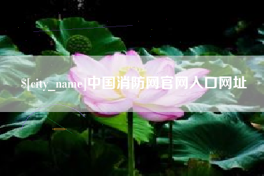 仙桃中国消防网官网入口网址