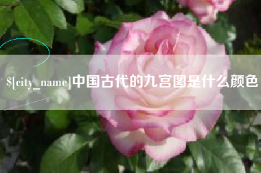 仙桃中国古代的九宫图是什么颜色