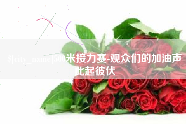 仙桃500米接力赛-观众们的加油声此起彼伏