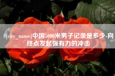 仙桃中国5000米男子记录是多少-向终点发起强有力的冲击
