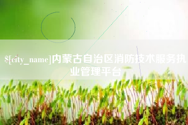 仙桃内蒙古自治区消防技术服务执业管理平台
