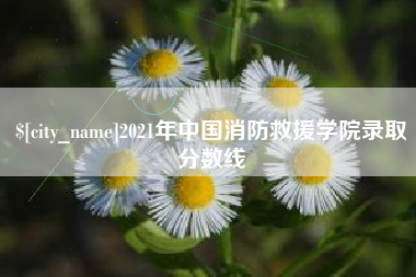 仙桃2021年中国消防救援学院录取分数线