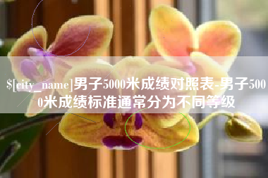 仙桃男子5000米成绩对照表-男子5000米成绩标准通常分为不同等级