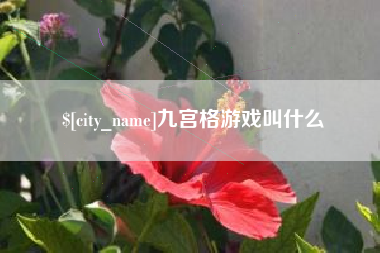 仙桃九宫格游戏叫什么