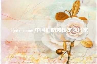 仙桃中国消防救援学院日常