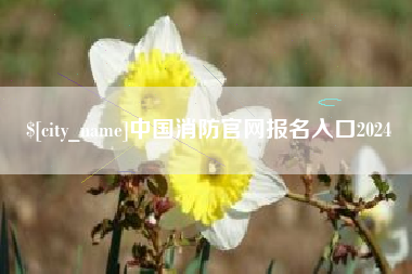 仙桃中国消防官网报名入口2024
