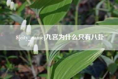 仙桃九宫为什么只有八卦