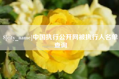 仙桃中国执行公开网被执行人名单查询