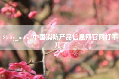 仙桃中国消防产品信息网官网打不开了