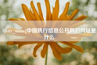 仙桃中国执行信息公开网的网址是什么