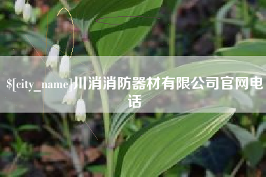 仙桃川消消防器材有限公司官网电话