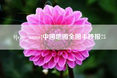 仙桃中国地图全图手抄报75