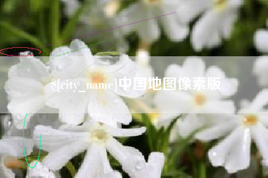 仙桃中国地图像素版