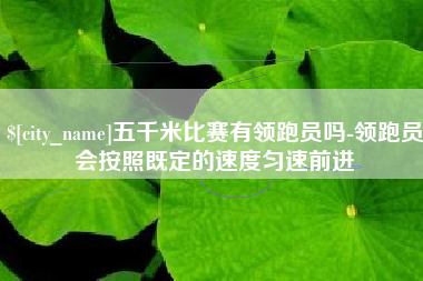 仙桃五千米比赛有领跑员吗-领跑员会按照既定的速度匀速前进