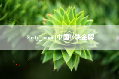 仙桃中国19块金牌