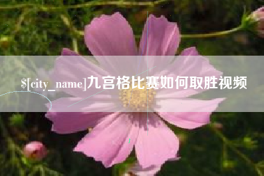 仙桃九宫格比赛如何取胜视频