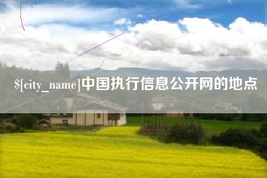 仙桃中国执行信息公开网的地点