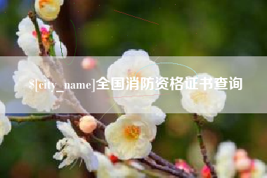 仙桃全国消防资格证书查询