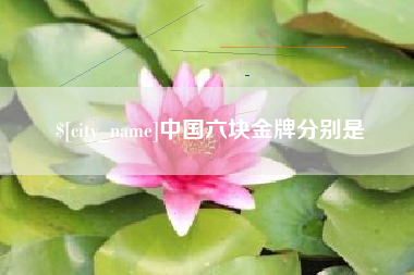 仙桃中国六块金牌分别是