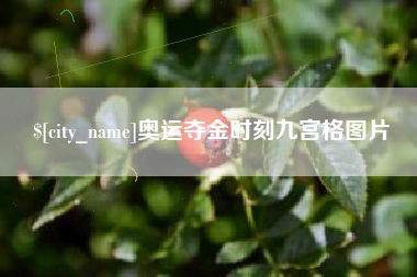 仙桃奥运夺金时刻九宫格图片